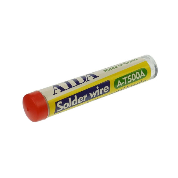 Припій Aida A-T500A (1.0 x 1620 мм, 10 гр, Sn 63%, Pb 37%)