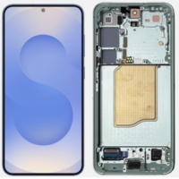 Дисплей Samsung S931 Galaxy S25 (5G) (2025) з сенсорним склом в рамці золотистій GH82-36329F (Original)