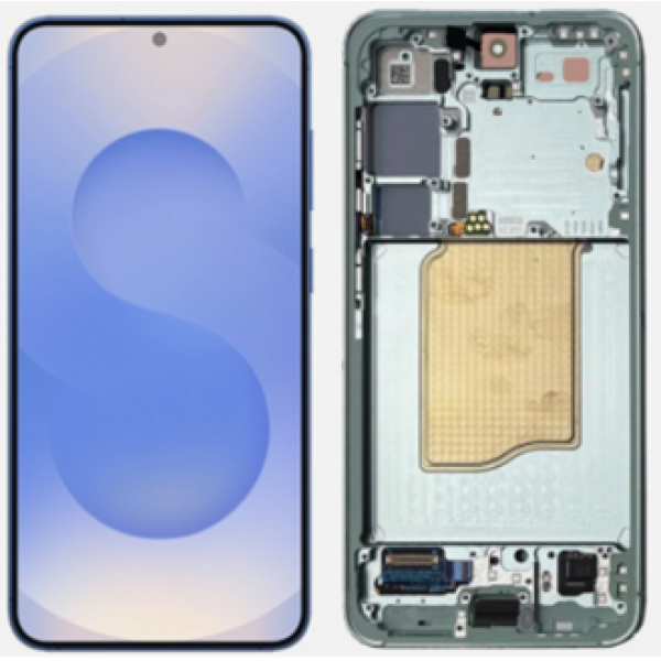 Дисплей Samsung S931 Galaxy S25 (5G) (2025) з сенсорним склом в рамці золотистій GH82-36329F (Original)