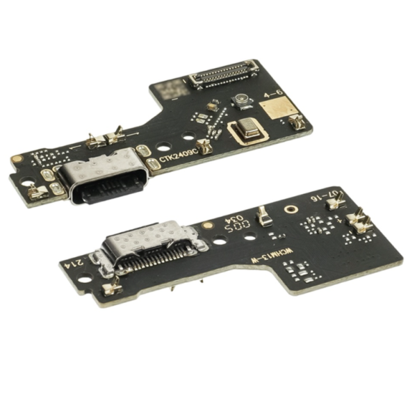 Роз'єм зарядки для Xiaomi Redmi 13/ Poco M6 на платі з mic. і компонентами (Type-C)