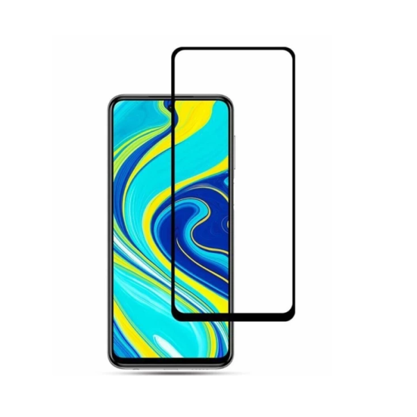 Захисне скло для Xiaomi Redmi Note 9 Full Glue Anti-Static (0.3 мм, чорне)