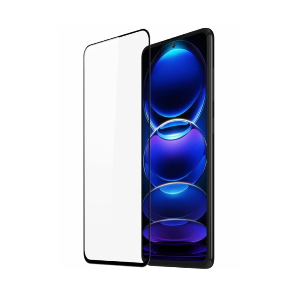 Захисне скло для Xiaomi Redmi Note 12 5G Full Glue Anti-Static (0.3 мм, чорне)
