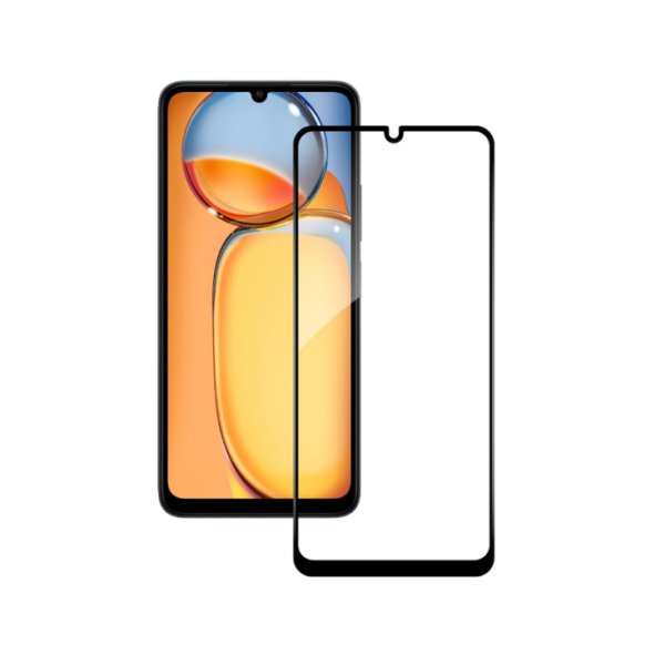 Захисне скло для Xiaomi Redmi 13C Full Glue Anti-Static (0.3 мм, чорне)