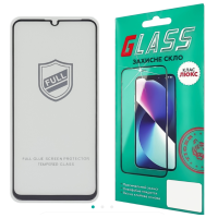 Захисне скло для Samsung A13/ M13/ A23/ M23/ F23/ M33 Full Glue (0.25 мм, 2.5D, чорне) Люкс