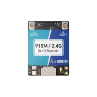 Приймач GEPRC ELRS 915 MHz | 2.4 GHz Gemini Xrossband Receiver, з 2 антенами Immortal T