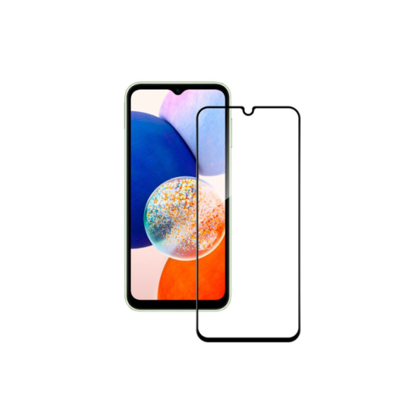 Захисне скло для Samsung A166 A16 Full Glue (0.25 мм, 2.5D, чорне) Люкс