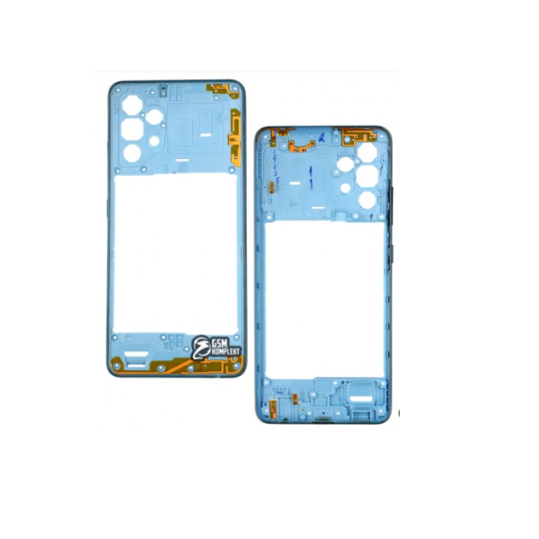 Середня частина корпусу для Samsung A325 Galaxy A32 (2021) 4G Awersome Blue блакитна