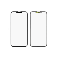 Скло тачскрина з OCA плівкою для Apple iPhone 13 Pro Max чорне з олеофобним покриттям, загартоване