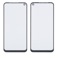 Скло тачскріна з OCA плівкою для Oppo A32 / A53 / A54 (2020) чорне з олеофобним покриттям, загартоване