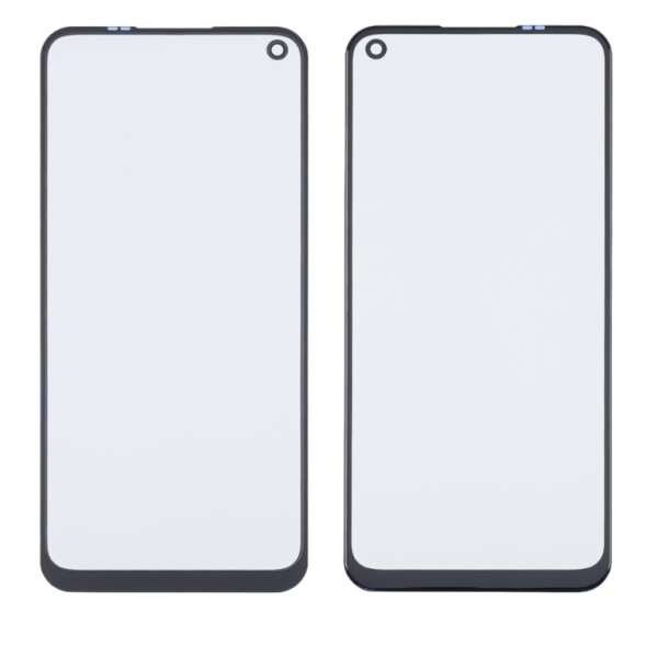 Скло тачскріна з OCA плівкою для Oppo A32 / A53 / A54 (2020) чорне з олеофобним покриттям, загартоване