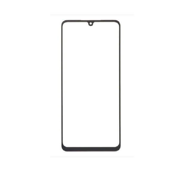 Скло тачскрина з OCA плівкою для Samsung A135 Galaxy A13 чорне з олеофобним покриттям, загартоване G+OCA Pro