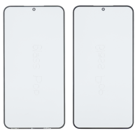 Скло тачскрина з OCA плівкою для Samsung S906 Galaxy S22 Plus чорне з олеофобним покриттям, загартоване G+OCA Pro