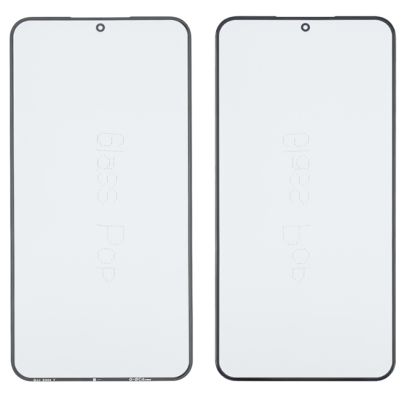 Скло тачскрина з OCA плівкою для Samsung S906 Galaxy S22 Plus чорне з олеофобним покриттям, загартоване G+OCA Pro