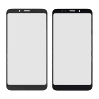 Скло тачскрина з OCA плівкою для Xiaomi Redmi 5 Plus чорне з олеофобним покриттям, загартоване