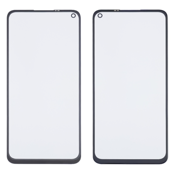 Скло тачскрина з OCA плівкою для Xiaomi Redmi Note 9 | Redmi 10X (4G) чорне з олеофобним покриттям, загартоване
