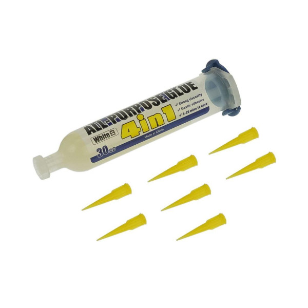 Клей поліуретановий Mechanic G7, 30ml, у шприці, швидкосохнучий (Прозорий)