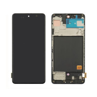 Дисплей Samsung A515 Galaxy A51 (2020) з сенсорним склом в рамці 6.46'' (OLED)