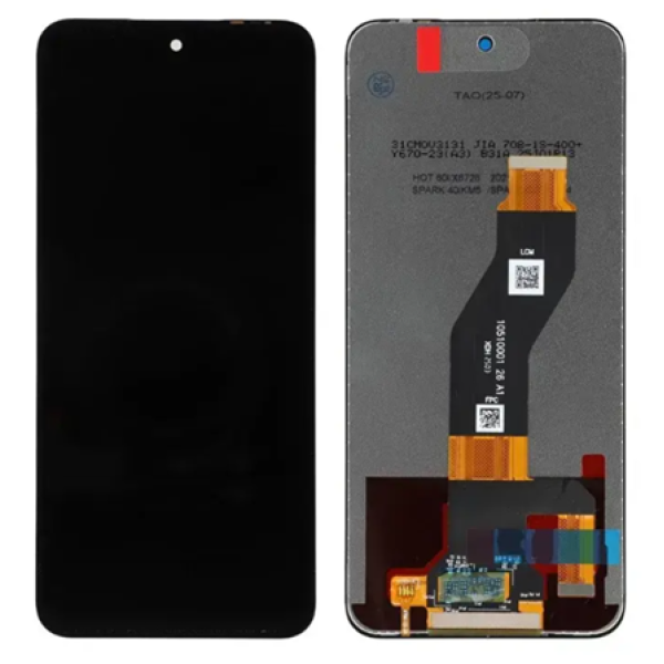 Дисплей Tecno Spark 40C (KM4k) з сенсорним склом (Service Pack)