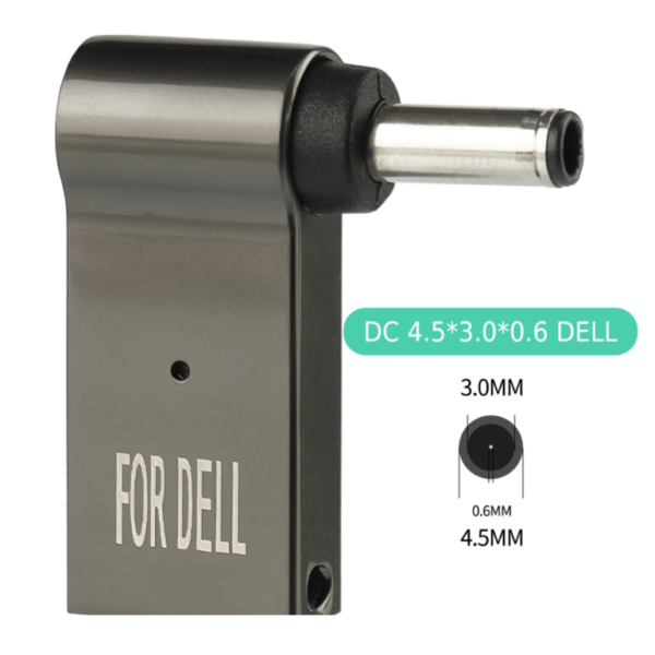 Адаптер для заряджання ноутбуків DELL Type-C-DC 4.5-3.0 (100 W)