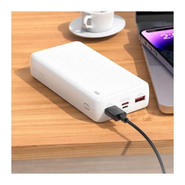 Зовнішній акумулятор (Power bank) Borofone BJ56A 22.5W+PD20W 20000mAh (білий)