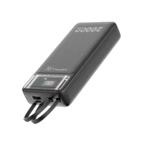 Павербанк Konfulon A39Q 20000mah (Чорний)