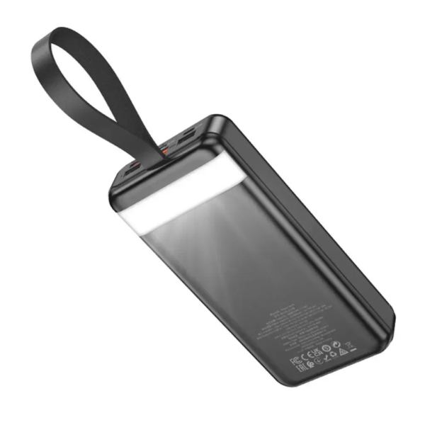 Павербанк Hoco J123B 30000mAh 22.5W PD 20W з дисплеєм (Чорний)