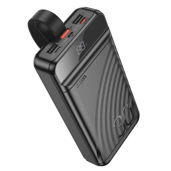 Павербанк Hoco J123B 30000mAh 22.5W PD 20W з дисплеєм (Чорний)