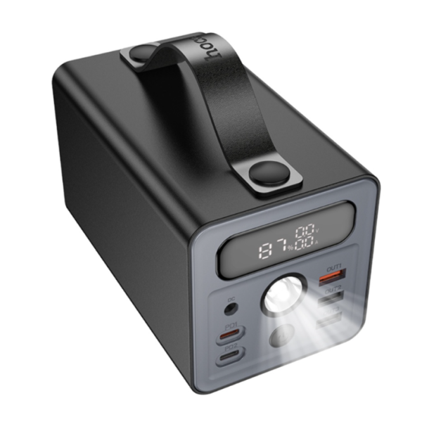 Павербанк Hoco J138 60000mAh 22.5W PD 20W з дисплеєм (Чорний)