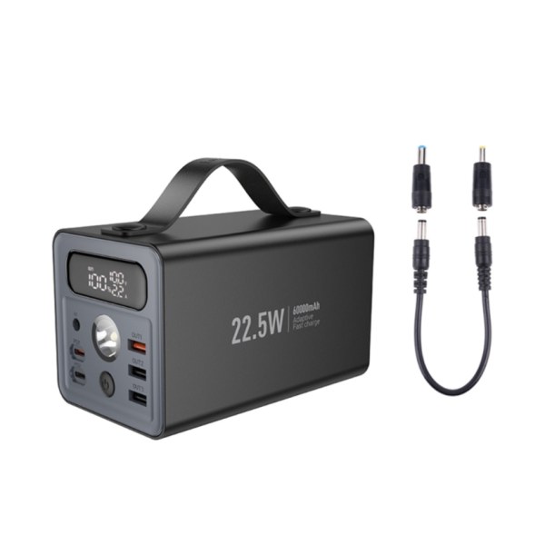 Павербанк Hoco J138 60000mAh 22.5W PD 20W з дисплеєм (Чорний)