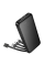 Павербанк Hoco J163 10000mAh + кабеля 4в1 USB-А| Lightning| Type-C| MicroUSB (Чорний)