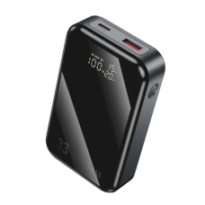 Павербанк Hoco Q30 10000mAh 33W (Металевий Сірий)