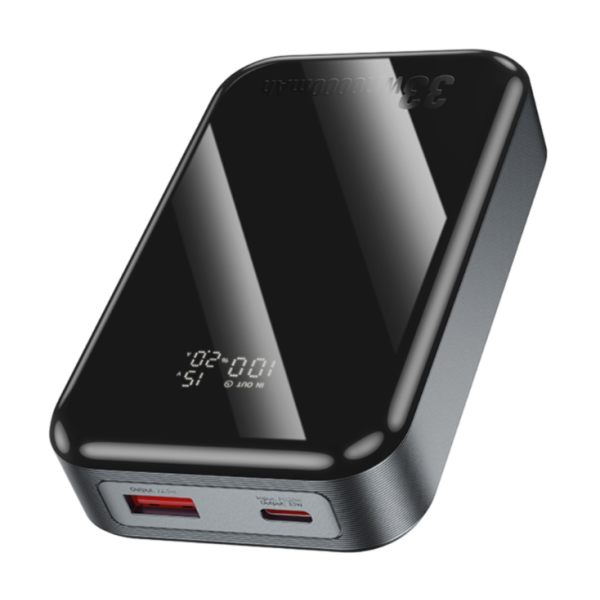 Павербанк Hoco Q30 10000mAh 33W (Металевий Сірий)