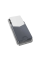 Павербанк Hoco Q46 5000mAh PD 20W 3в1 магнітний з функцією бездротової зарядки (Металевий сірий)