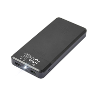 Павербанк Remax FC-12 20000mAh 22.5W PD+QC + кабель Type-C| Lightning, з ліхтариком (Чорний)
