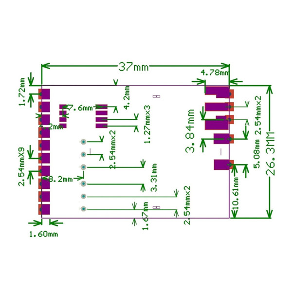 Відеоприймач (VRX) VM1373R 1.2-1.3GHz, 1080-1360MHz