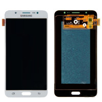Дисплей для Samsung J710F | J710H Galaxy J7 2016 (GH97-18931B) з сенсорним склом (Білий) Сервісний оригінал