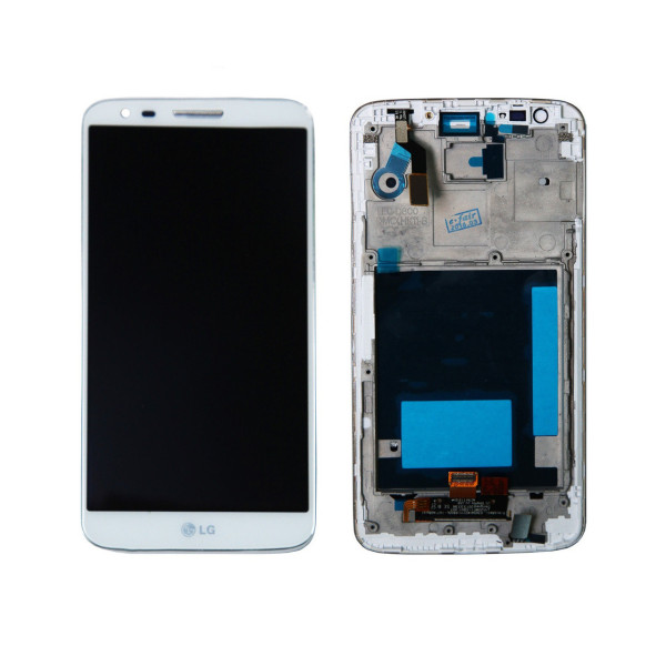 Дисплей LG D800 | D801 | D803 | LS980 | SV980 | G2 з сенсором в рамці (Білий) Оригінал Китай