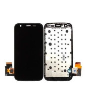 Дисплей для Motorola XT1021 Moto E | XT1022 | XT1025 з сенсорним склом в рамці (Чорний) Оригінал Китай