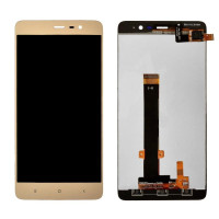 Дисплей для Xiaomi Redmi Note 3 Pro c сенсорним склом в рамці (Золотий) Оригінал Китай