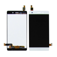 Дисплей для Huawei P8 Lite 2015 (ALE L21) с сенсорным стеклом (Белый) Оригинал Китай