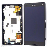 Дисплей для Sony D5803 | Xperia Z3 Compact сенсорним склом в рамці (Чорний) Оригінал Китай