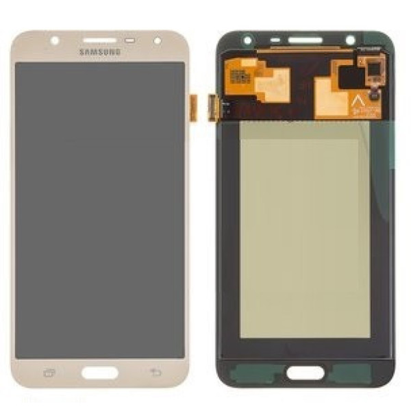 Дисплей для Samsung J701 Galaxy J7 Neo (2017) с сенсорным стеклом (Золотой) TFT подсветка оригинал