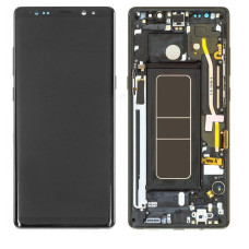 Дисплей для Samsung N950 Galaxy Note 8 з сенсорним склом в рамці (Чорний) Оригінал Китай