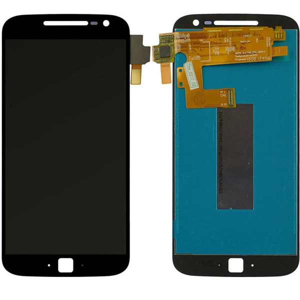 Дисплей для Motorola XT1641 Moto G4 Plus | XT1642 | XT1643 |XT1644 з сенсорним склом (Чорний) Оригінал Китай