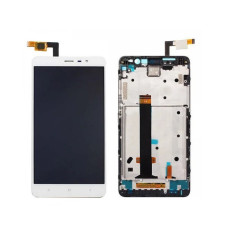 Дисплей для Xiaomi Redmi Note 3 c сенсорным стеклом в рамке (Белый) Оригинал Китай