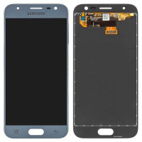 Дисплей для Samsung J330 Galaxy J3 2017 з сенсором Яскравість не регулюється (Білий) TFT
