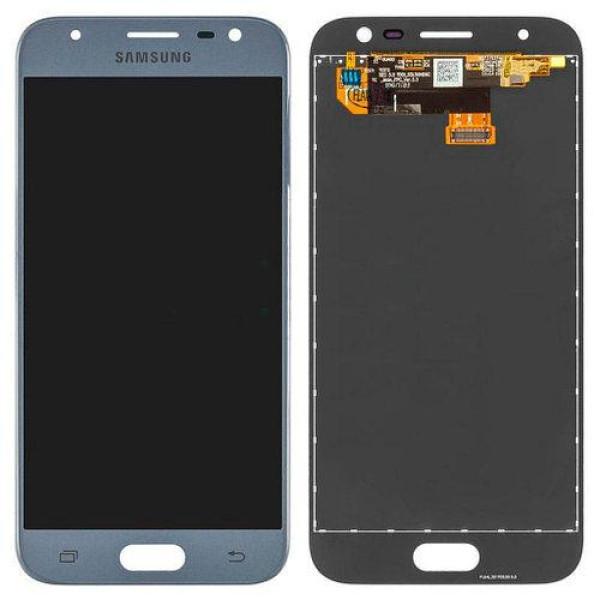 Дисплей для Samsung J330 Galaxy J3 2017 з сенсором Яскравість не регулюється (Білий) TFT
