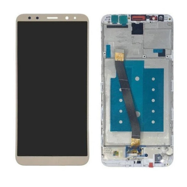 Дисплей для Huawei Mate 10 Lite (RNE-L01 | RNE-L21) з сенсорним склом в рамці (Золотий)