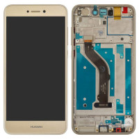 Дисплей для Huawei P8 Lite 2017| P9 Lite 2017|Nova Lite 2016| GR3 2017| Honor 8 Lite з сенсором в рамці Золото