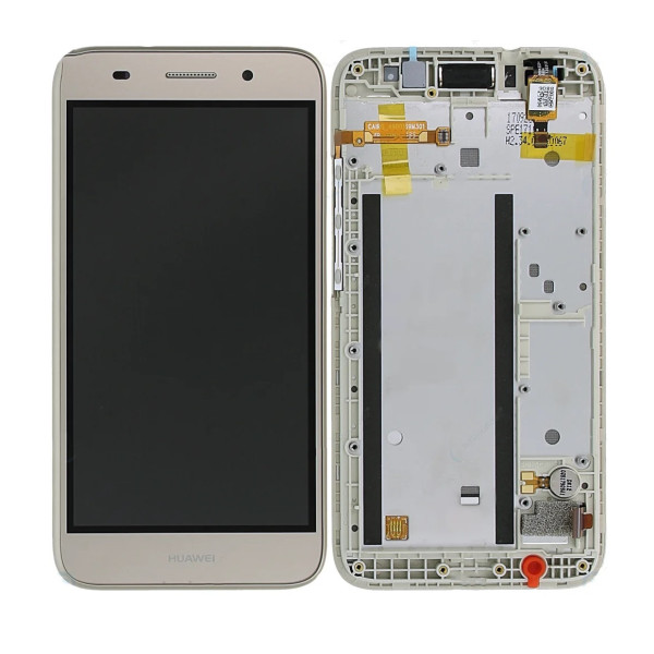 Дисплей для Huawei Y3 (2017) (CRO-L02 | CRO-L22) | Y5 Lite (2017) з сенсором в рамці (Золотий) Оригінал Китай